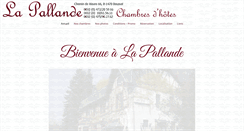 Desktop Screenshot of lapallande.be